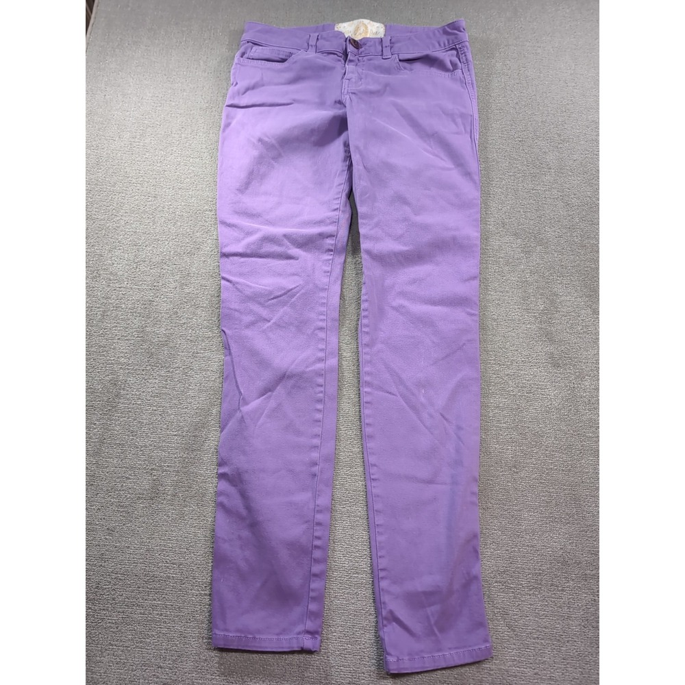 Bella by Dahl Pants Women's‎ 28 Purple Pants Spandex Blend Pockets